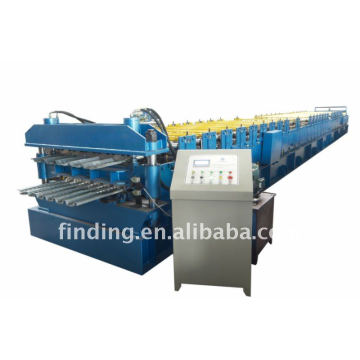 Double layer floor decking forming machine